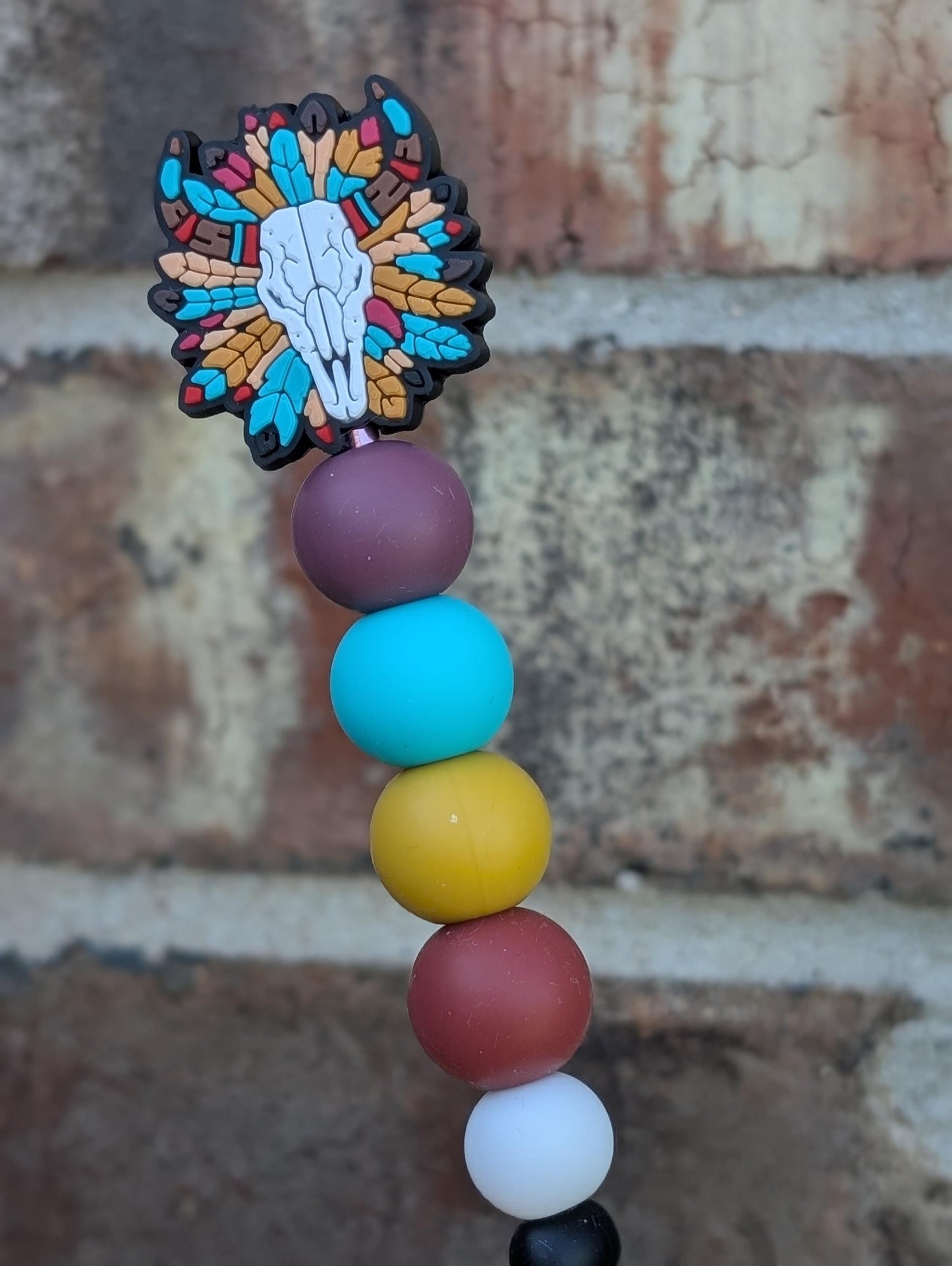 Cows Crochet Hook Silicone Beads Focal Topper Ergonomic Handle