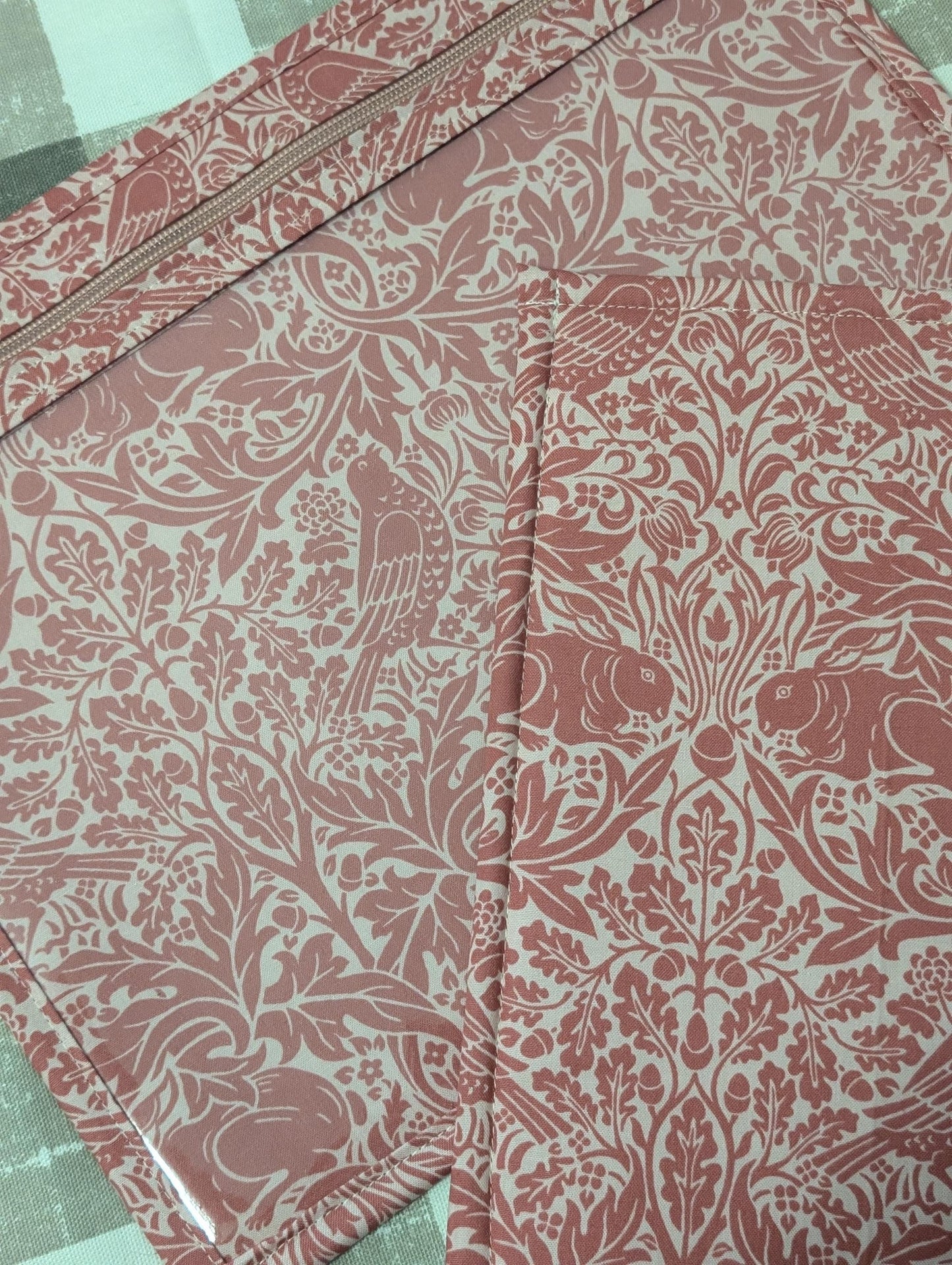 The Spirit to Create Vinyl Front Project Bag for Cross Stitch Needlepoint Embroidery WIP Organizer Scrapbooking