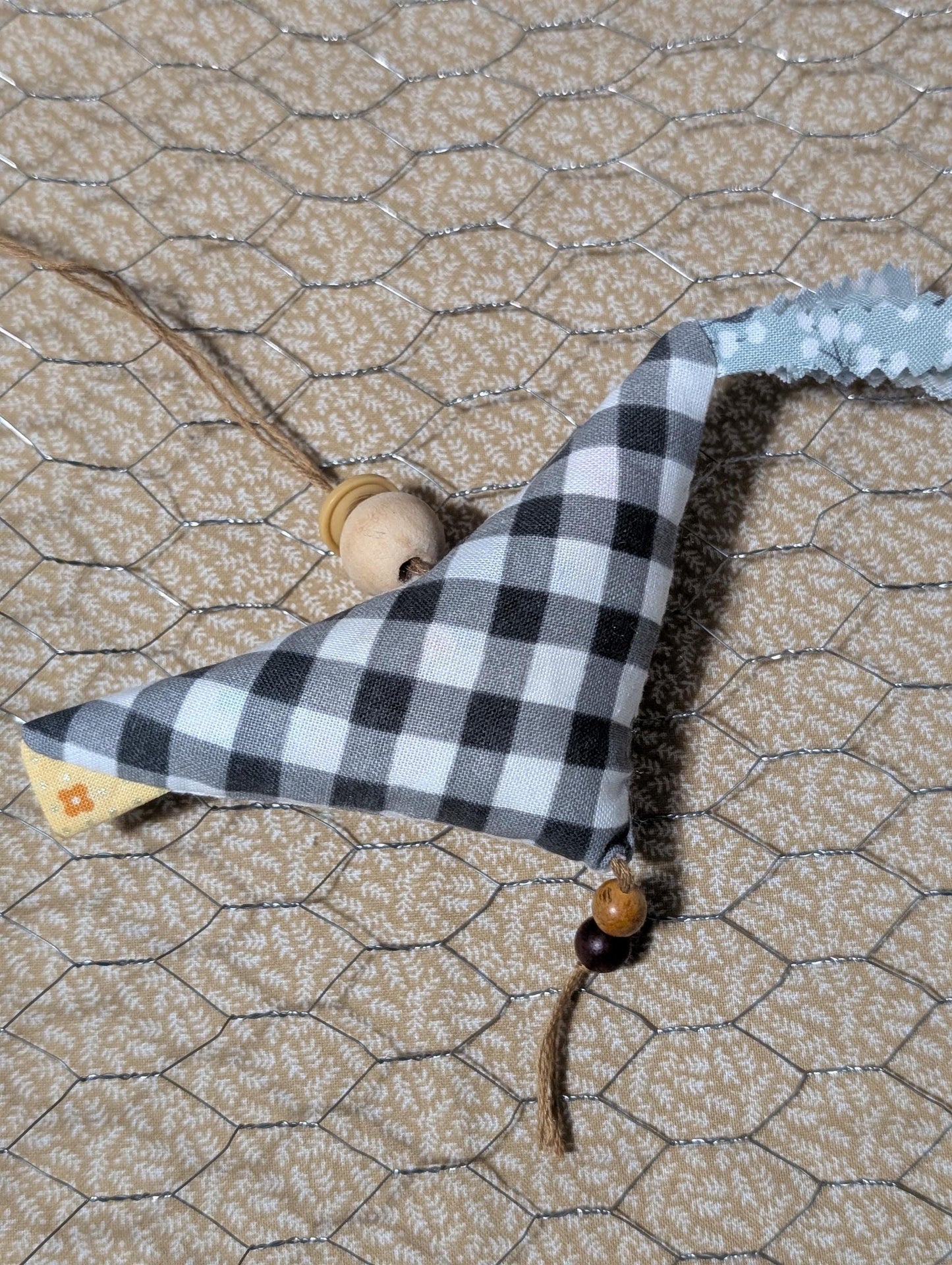 Prosperity Chickens for Decor Fabric Tiered Tray Notions