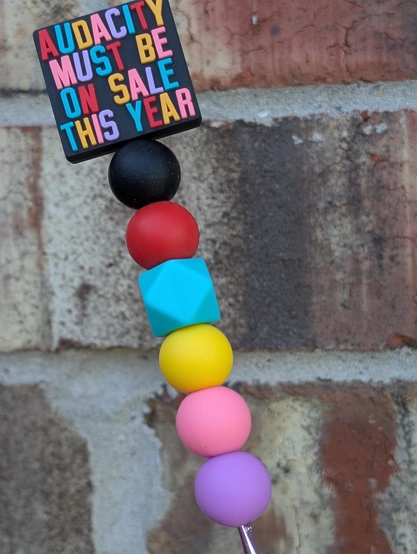 Audacity Crochet Hook Silicone Beads Focal Topper Ergonomic Handle