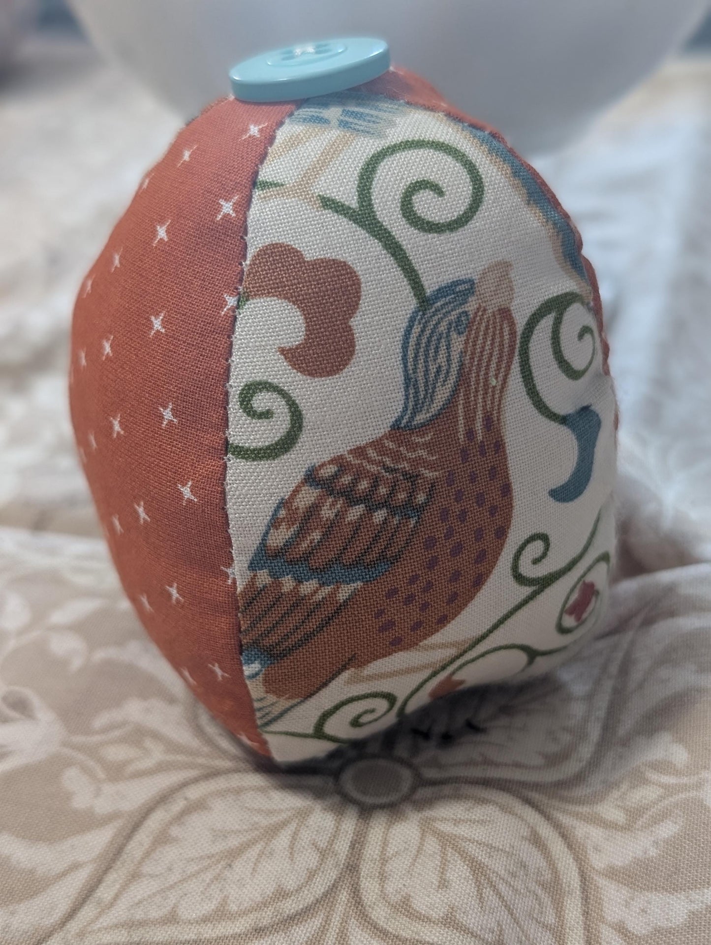 Pin Cushion Eggs for Decor Fabric Tiered Tray Notions