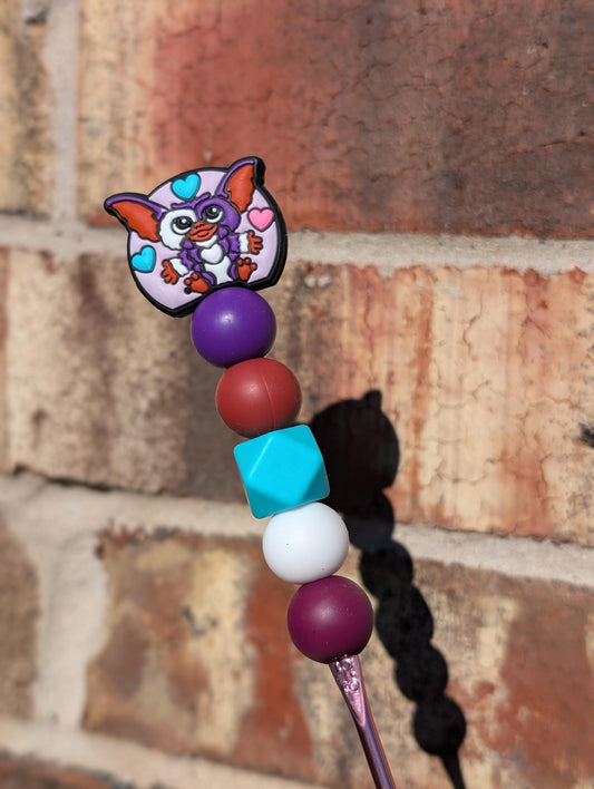 Gizmo Crochet Hook Silicone Beads Focal Topper Ergonomic Handle