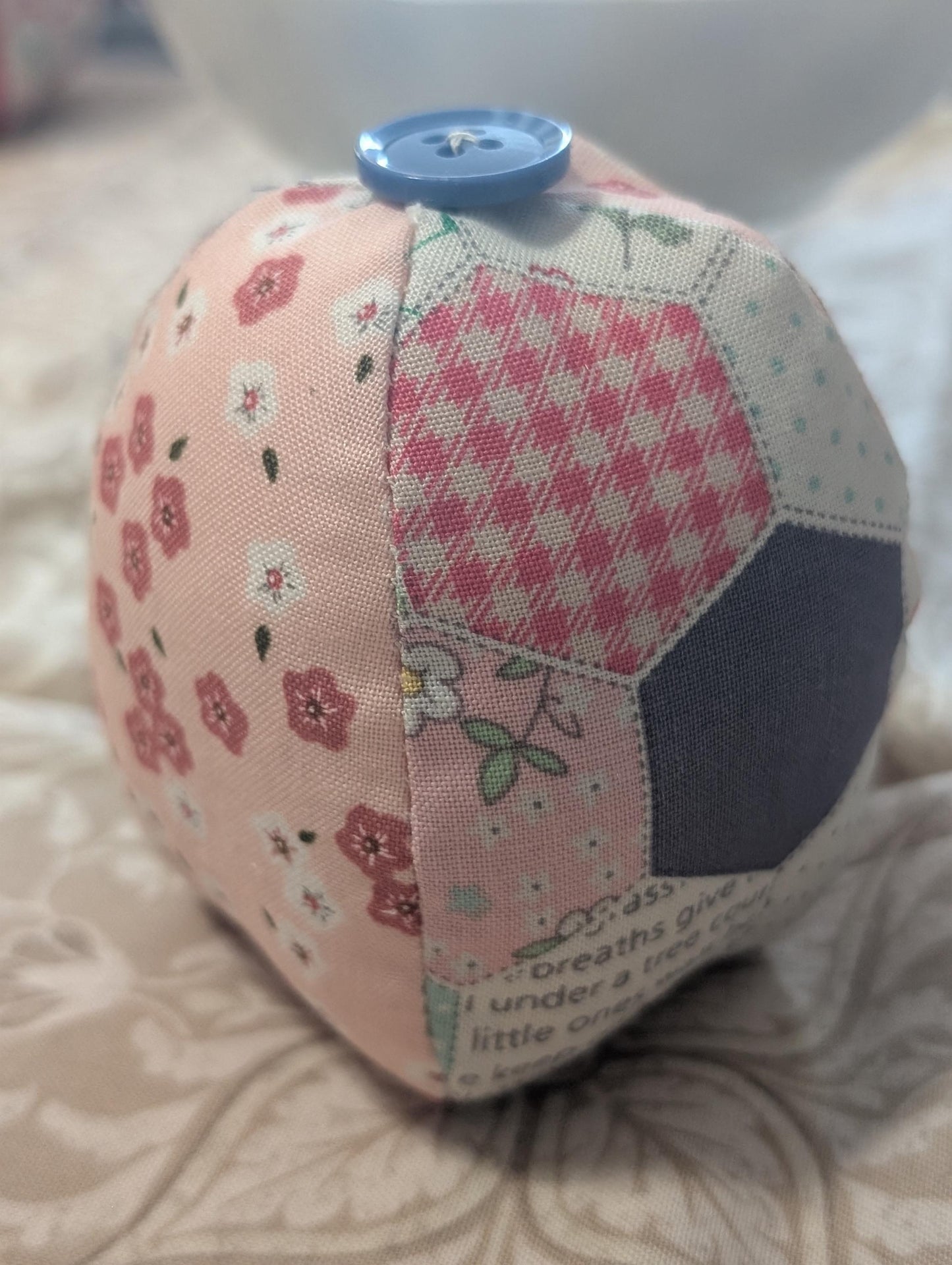 Pin Cushion Eggs for Decor Fabric Tiered Tray Notions