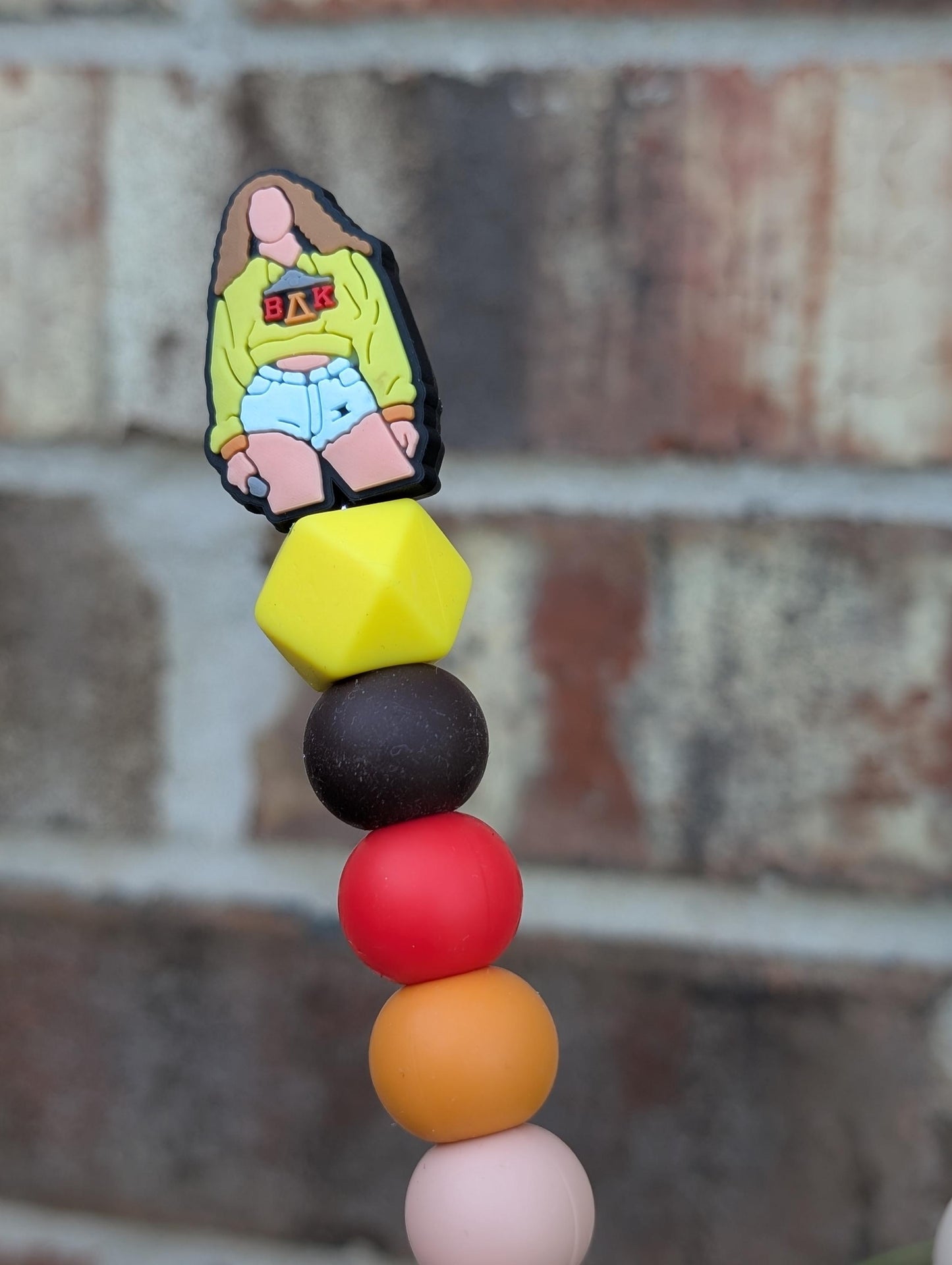 Queens Crochet Hook Silicone Beads Focal Topper Ergonomic Handle