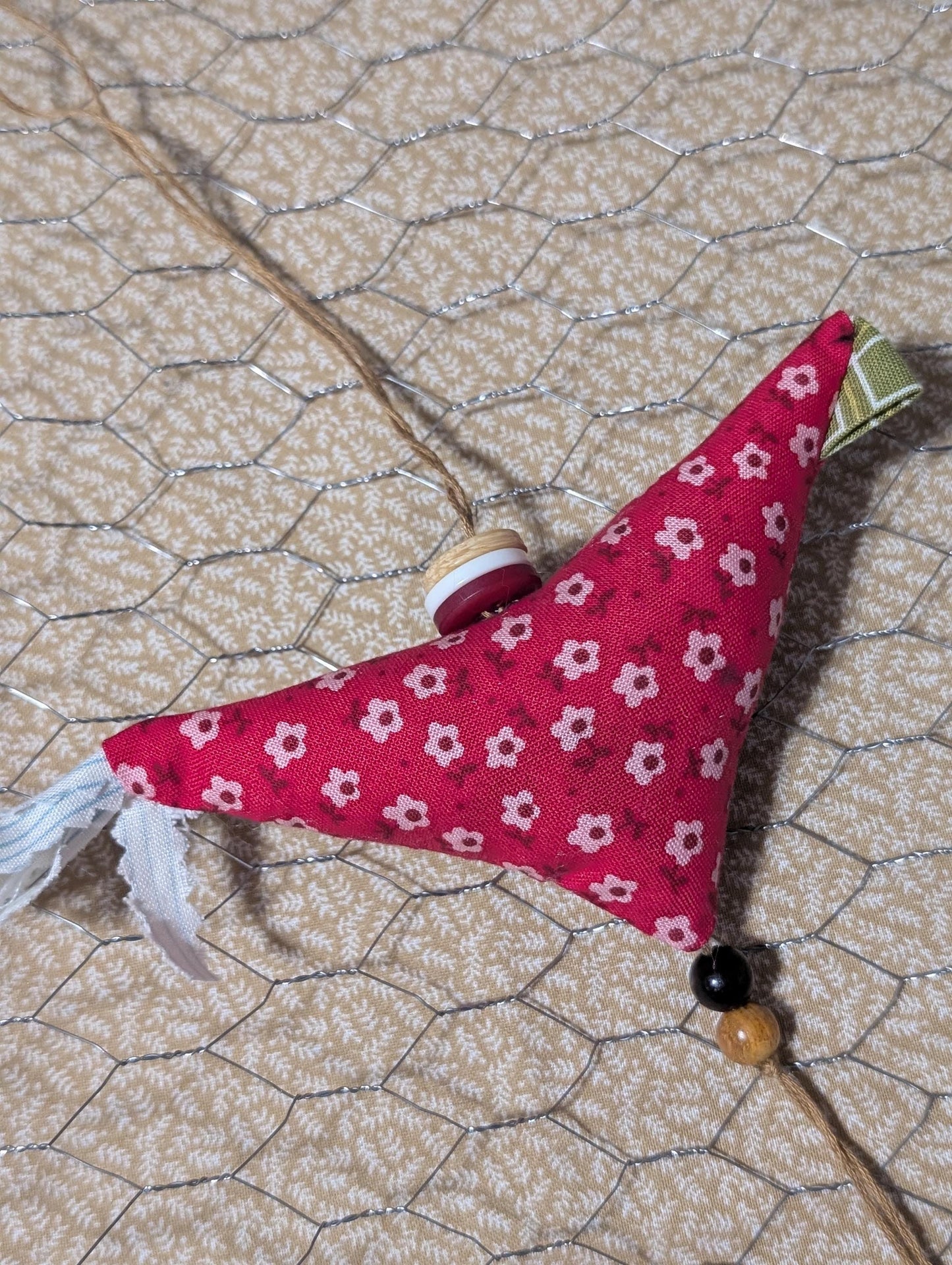 Prosperity Chickens for Decor Fabric Tiered Tray Notions