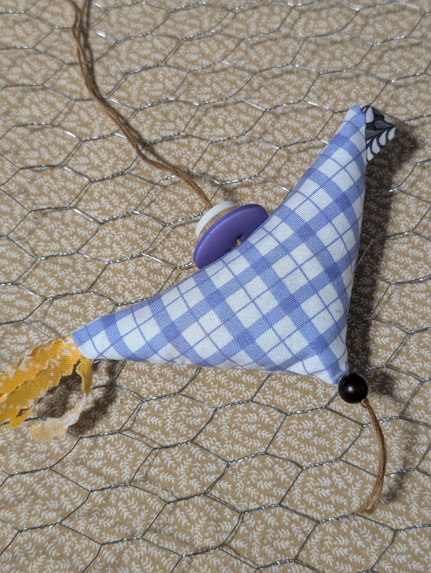 Prosperity Chickens for Decor Fabric Tiered Tray Notions