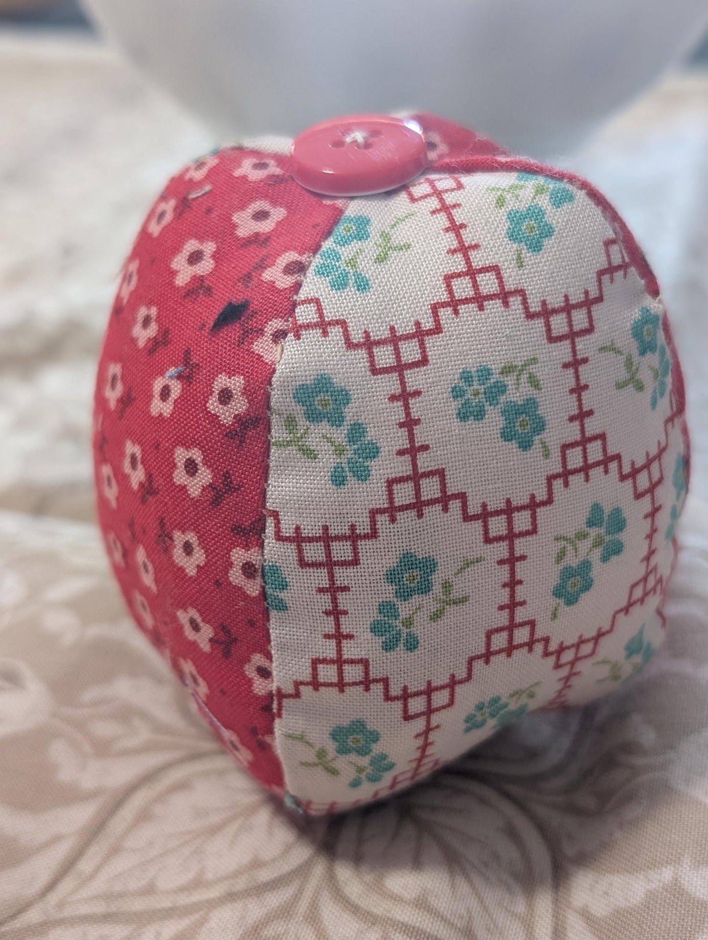 Pin Cushion Eggs for Decor Fabric Tiered Tray Notions