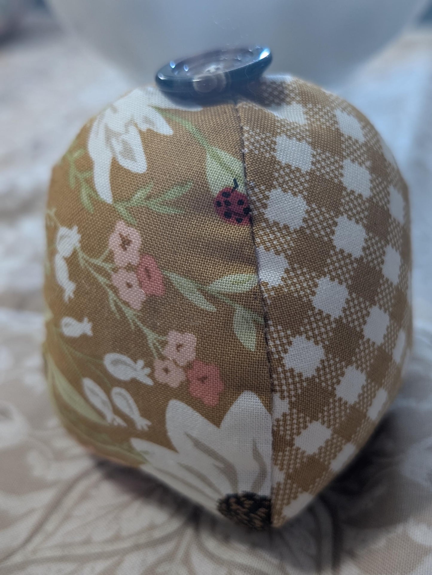 Pin Cushion Eggs for Decor Fabric Tiered Tray Notions