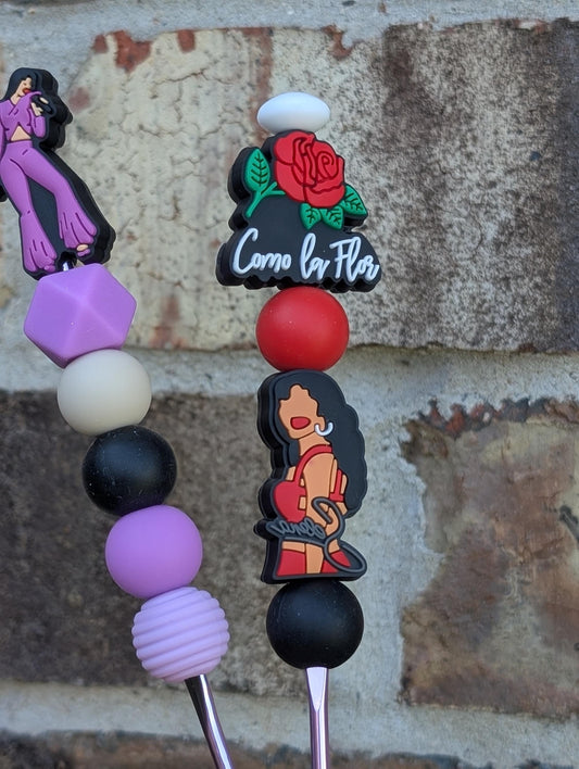 Selena Crochet Hook Silicone Beads Focal Topper Ergonomic Handle