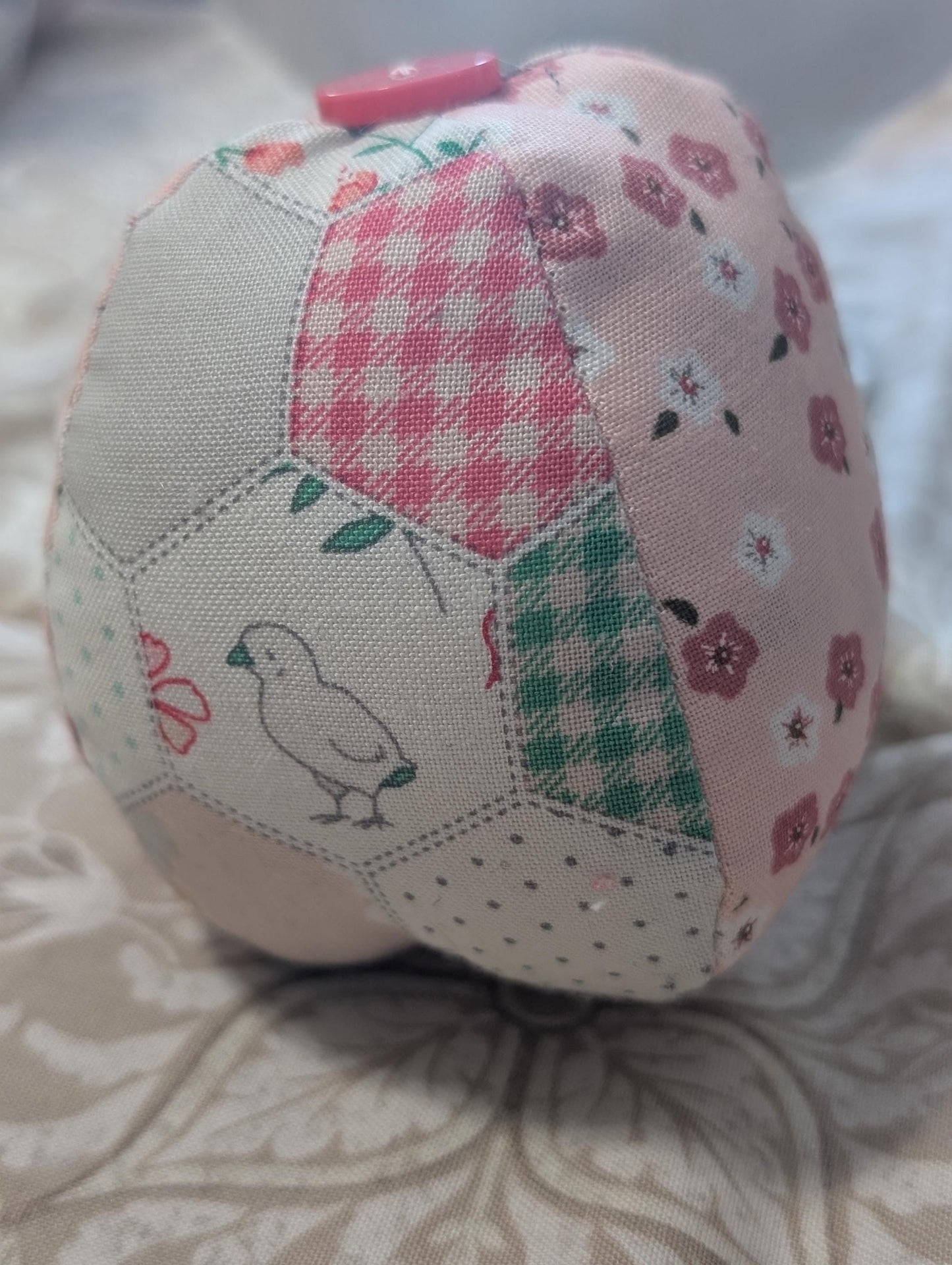 Pin Cushion Eggs for Decor Fabric Tiered Tray Notions